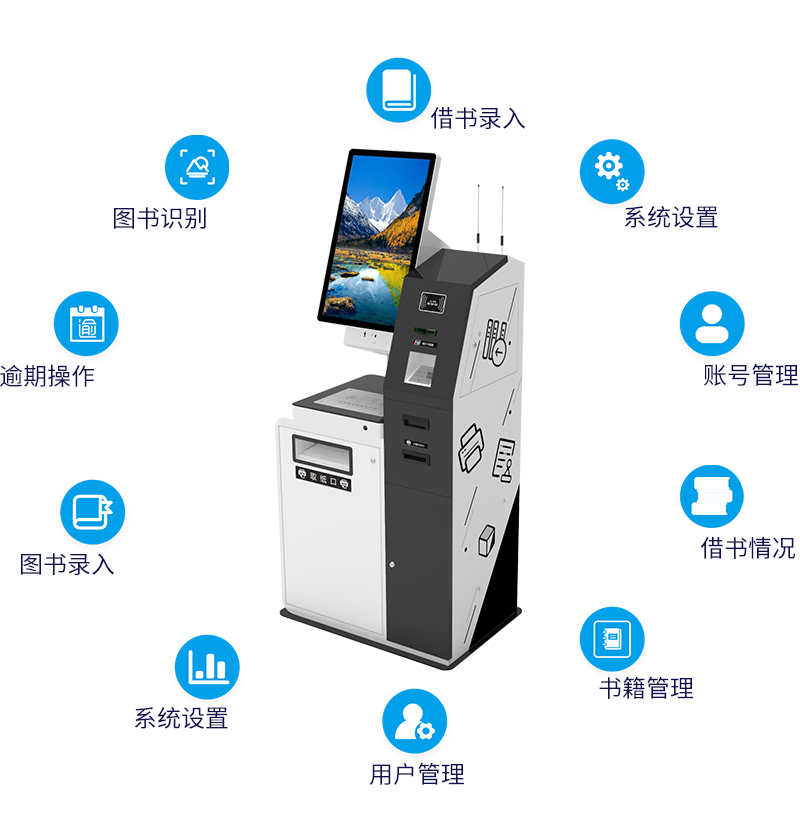 借書錄入 系統(tǒng)設(shè)置 賬號管理 借書情況 書籍管理 用戶管理 系統(tǒng)設(shè)置 圖書錄入 逾期操作 圖書識別-廣州磐眾智能科技有限公司